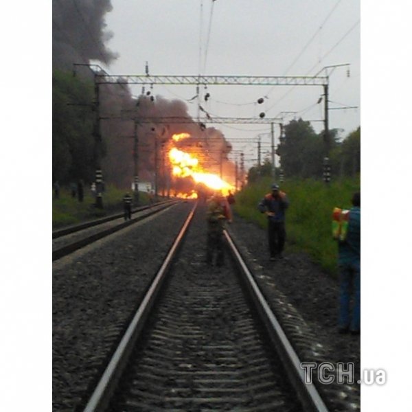 На Черкащині палають цистерни з пальним. ФОТО. ВІДЕО
