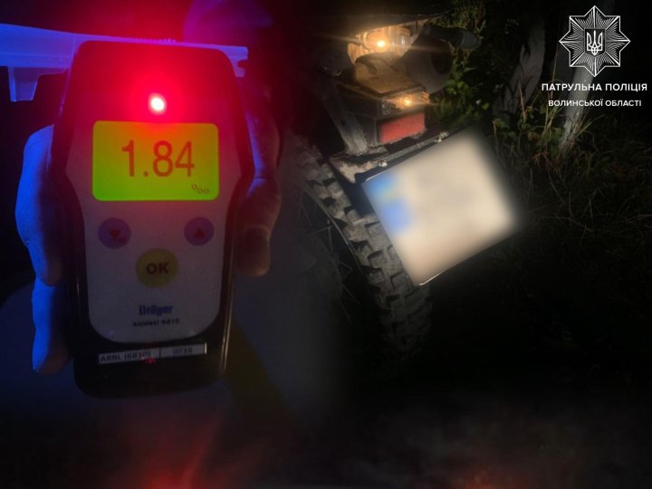 У місті на Волині за ніч спіймали двох п'яних водіїв. ФОТО