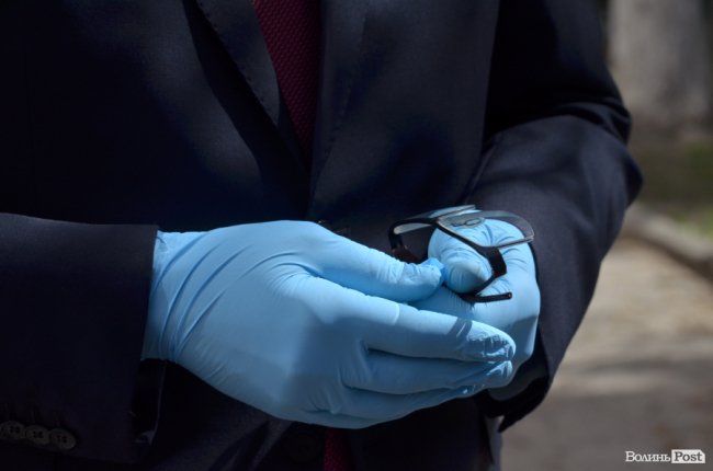 Парубій привіз допомогу медикам Волині, що в епіцентрі боротьби з коронавірусом. ФОТО