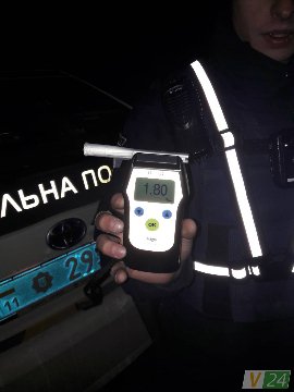 У Луцьку затримали «напивленого» водія. ФОТО