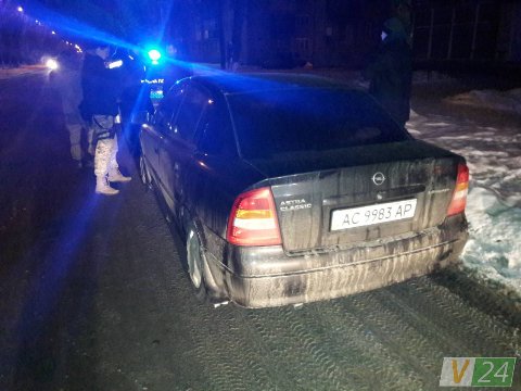 У Луцьку затримали «напивленого» водія. ФОТО