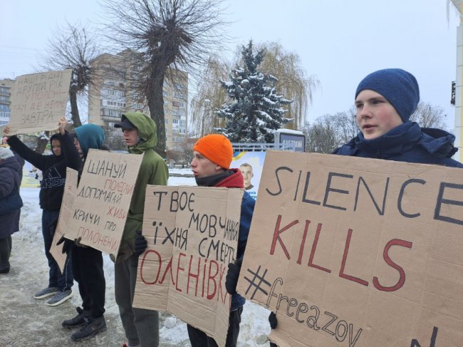 На Волині відбулася акція на підтримку полонених воїнів ЗСУ