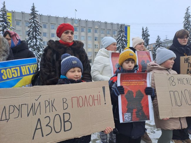 На Волині відбулася акція на підтримку полонених воїнів ЗСУ