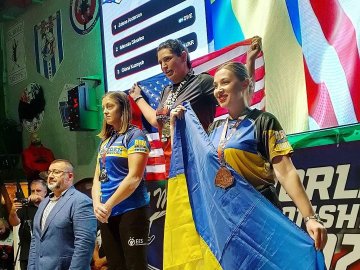 Волинянка стала бронзовою призеркою чемпіонату світу з армрестлінгу 