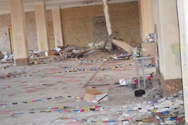 У Любомлі руйнується колишнє приміщення МРЕВ