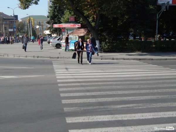 У Луцьку неправильно будують пішохідні переходи. ФОТО