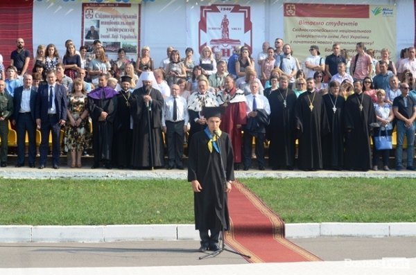 Інавгураційне відкриття та посвята першокурсників СНУ імені Лесі Українки. ФОТО