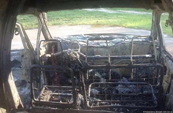 На Волині згоріло авто громадського активіста. ФОТО. ВІДЕО 