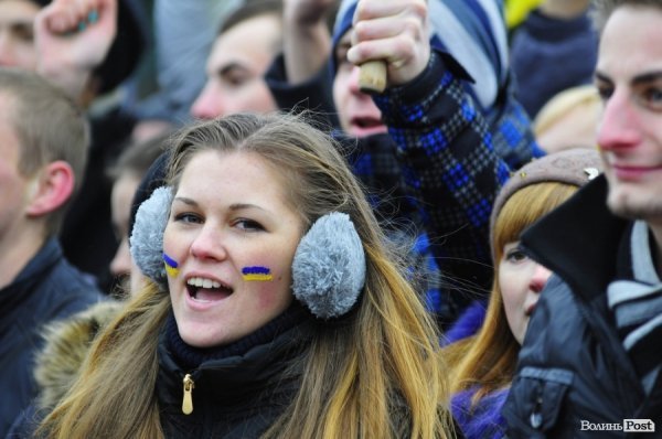 Студентський Євромітинг у Луцьку. ФОТО