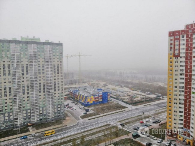 Київ засипало снігом. ФОТО