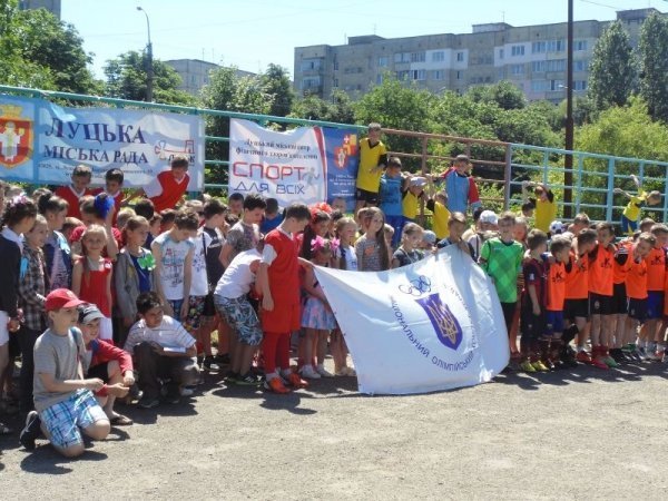 У Луцьку провели «Свято олімпійського прапора» для юних спортсменів міста. ФОТО
