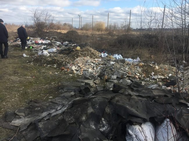У Рожищі навесні вздовж доріг  «квітують» купи непотребу 