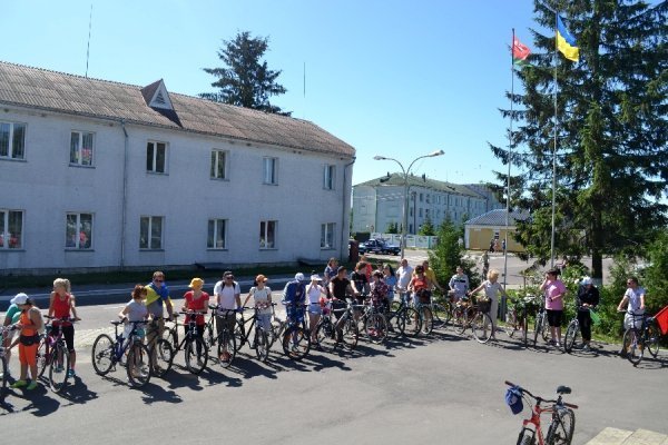 Патріотичний велопробіг у Голобах. ФОТО