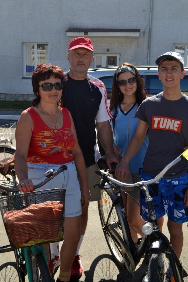 Патріотичний велопробіг у Голобах. ФОТО