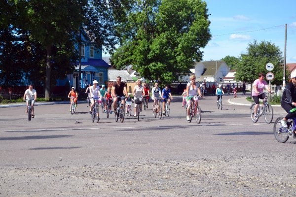 Патріотичний велопробіг у Голобах. ФОТО