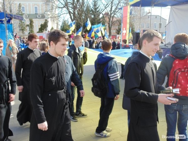 Студентська «єврохода» в Луцьку. ФОТО