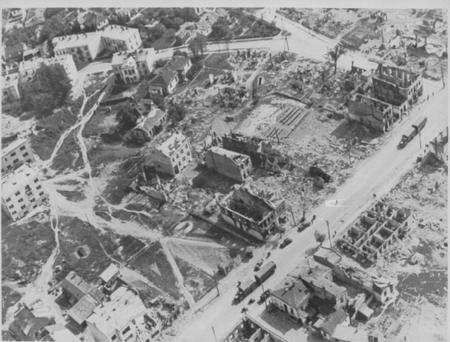 Зруйнований війною Луцьк