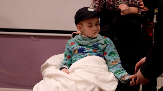 У Чернівцях здійснили мрію хлопчика, який помирає. ФОТО, ВІДЕО