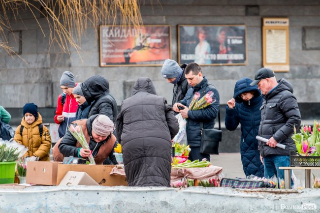 За день до свята: Луцьк накрила тюльпанова лихоманка. ФОТО