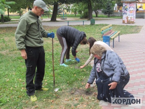На Волині висадили квіти пам'яті на честь загиблих в АТО. ФОТО