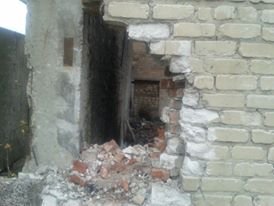 19.10.2014 Вхід від граду, була жо...а