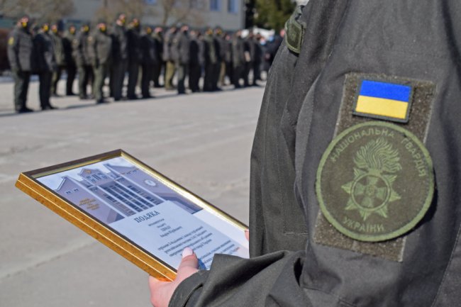 У військовій частині 1141 у Луцьку відзначили 7 річницю створення Нацгвардії України