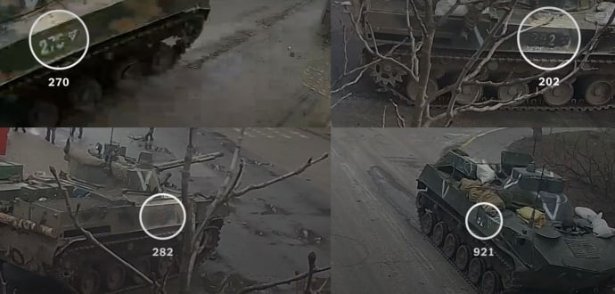 Розпізнавальні знаки російських військових