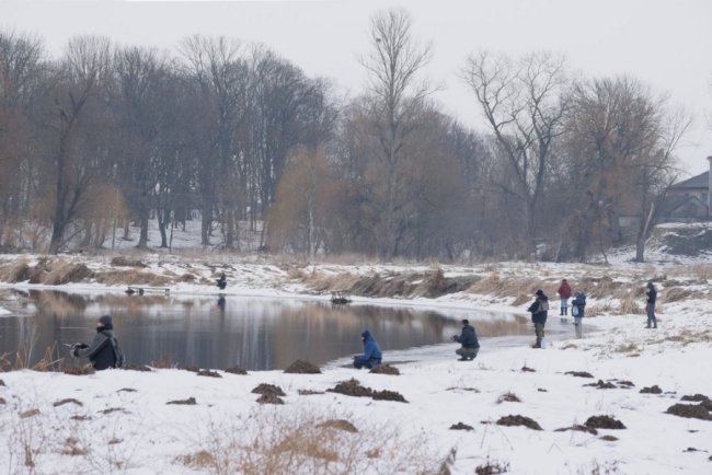 На Волині пройшли зимові змагання рибалок. ФОТО