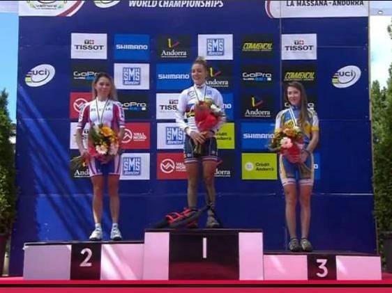 Лучанка стала бронзовою фіналісткою Чемпіонату світу з маунтенбайку