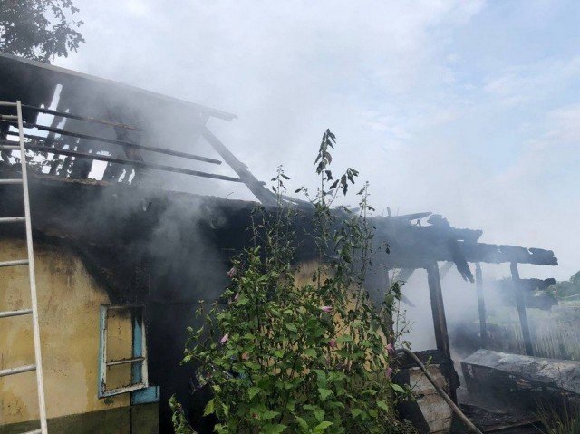 У селі на Волині згорів будинок. ФОТО