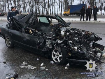 Моторошна аварія на Харківщині: авто в’їхало у вантажівку, багато загиблих. ФОТО. ВІДЕО