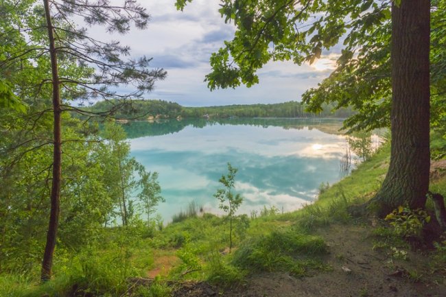 Наче Мальдіви: волинський фотограф показав кар'єр небесного кольору на Вінничині. ФОТО