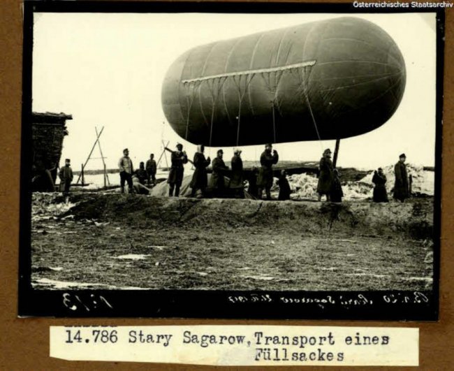 Як над Волинню сто років тому аеростат літав. РЕТРОФОТО