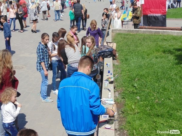 Центр Луцька розмалювали по-європейськи. ФОТО