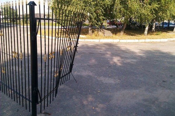 На Волині вандали понівечили шкільну браму. ФОТО