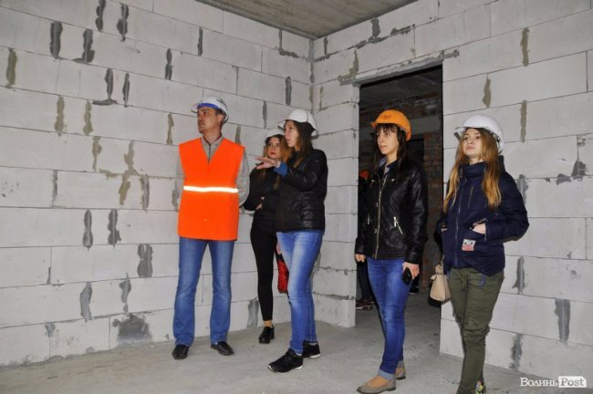 Конкурс для дизайнерів у Луцьку: учасники відвідали будівництво ЖК «Супернова»*