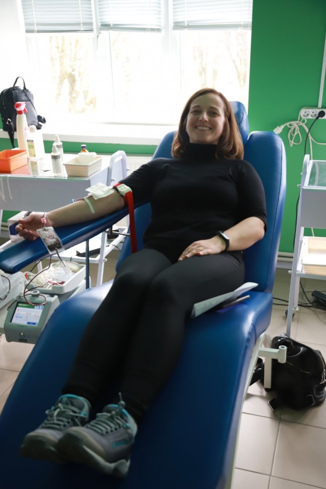 Волинські рятувальники здали кров для поранених військових