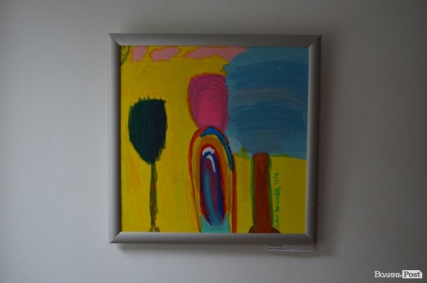 Діти малювали 15-метрову панораму Луцька. ФОТО