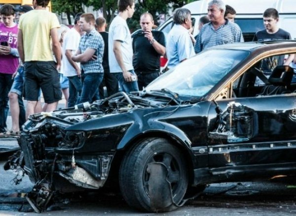 У центрі Сум ‒ кривава аварія. ФОТО. ВІДЕО