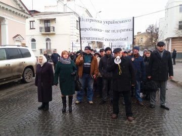 Під мерією Луцька - пікет. ФОТО. ВІДЕО