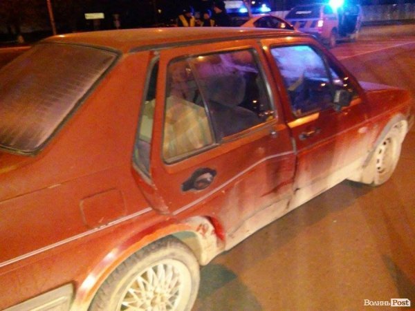 У Луцьку «Fiat» втаранився у «Volkswagen Golf». ФОТО