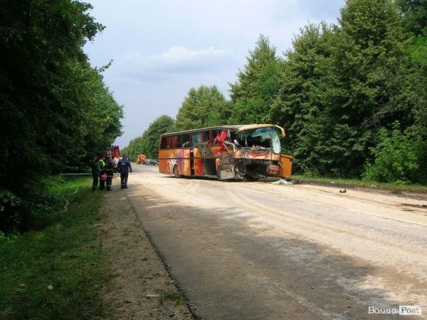 Аварія на ковельській трасі: фото з місця трагедії