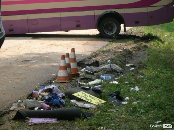 Аварія на ковельській трасі: фото з місця трагедії