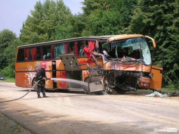 Аварія на ковельській трасі: фото з місця трагедії