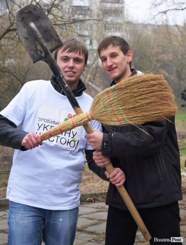 Як прибирали Луцьк