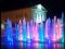 Показали, як вночі працює світломузичний фонтан у центрі Луцька. ВІДЕО