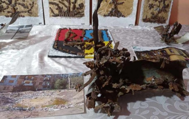 На Волині відкрили виставку із уламків ракет і снарядів