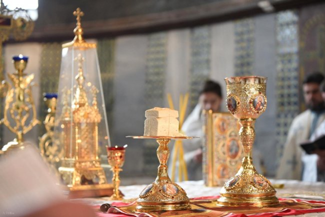 «Все це якесь диво»: священик з Волині опублікував фото з богослужіння у Софії Київській