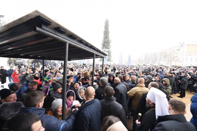 «Все це якесь диво»: священик з Волині опублікував фото з богослужіння у Софії Київській