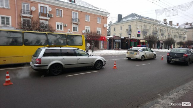 У  Луцьку Volkswagen збив пішохода. ФОТО